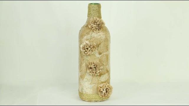 Reciclando Garrafa com Filtro de Café