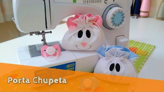 Aula – PORTA CHUPETA – Costura Criativa e Afins