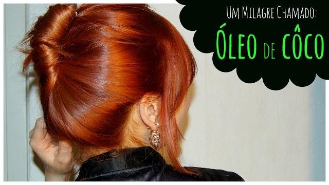 Óleo de coco para Pintar ou Descolorir o cabelo