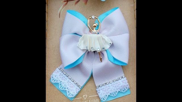 LAÇO BAILARINA – Com fita de gorgurão n° 09