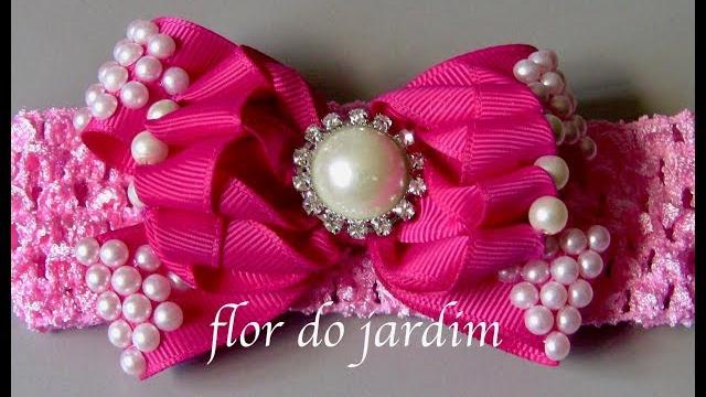 Laço de fita de gorgurão diferente – DIY – TUTORIAL