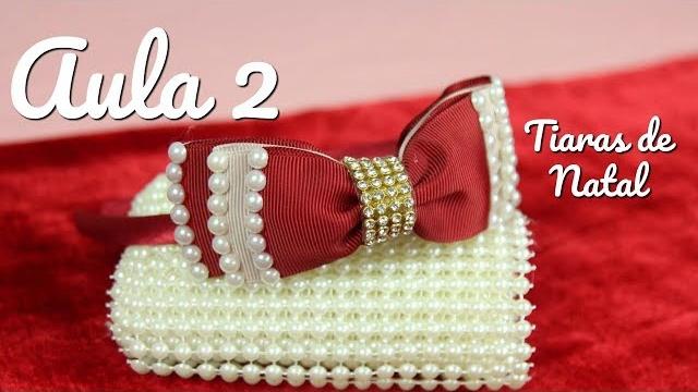 DIY Tiaras De Natal Curso Grátis – Aula 2
