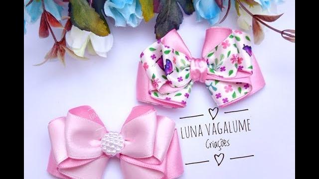 Mini laço onda na fita nº 05