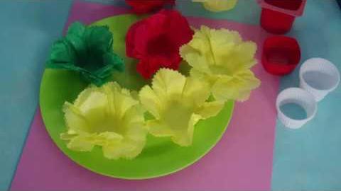 Forminha de Doces com Papel Seda e Crepom – DIY