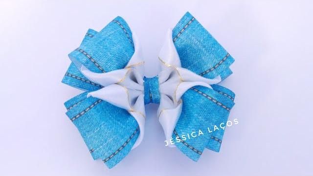PAP Laço duplo Kanzashi