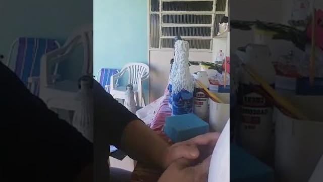 Neve Falsa – Reaproveitando garrafas – Primeiro vídeo