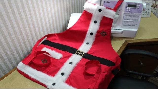 AVENTAL DE NATAL DE LUXO