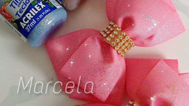 Como fazer fita com glitter – Super fácil e barato