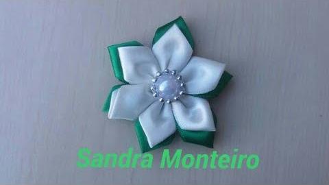 COMO FAZER FLOR DE CETIM