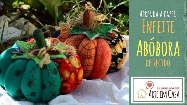 Passo a Passo para o Enfeite de Moranga de Tecido