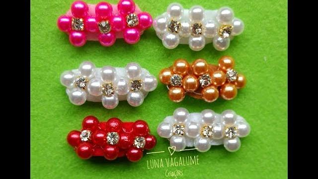 Miolo para meio de laço com pérolas – DIY
