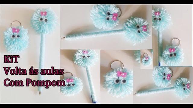 DIY: VOLTA ÁS AULAS COM POMPOM
