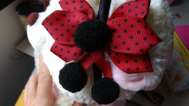 Laço com pompons