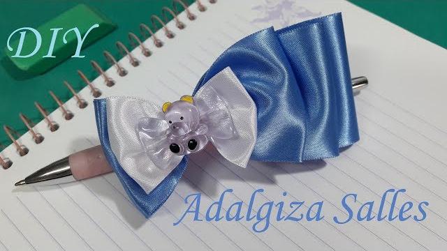 DIY – Laço fácil volta as aulas por Adalgiza Salles