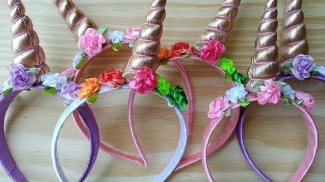 Fantasia – Tiara de Unicórnio c/ E.V.A – Fácil