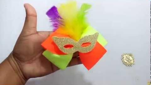 Aplique máscara para o carnaval