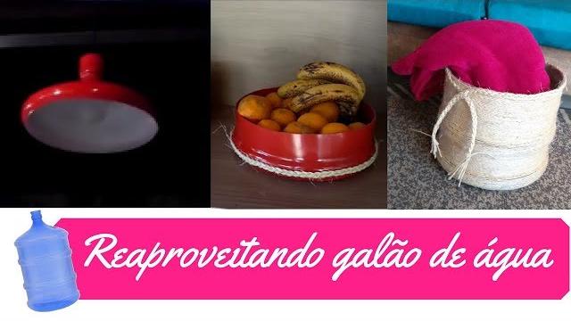 Diy: Reaproveitando galão de água