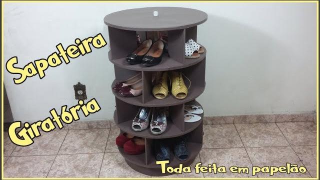 Sapateira Giratória – Toda em papelão