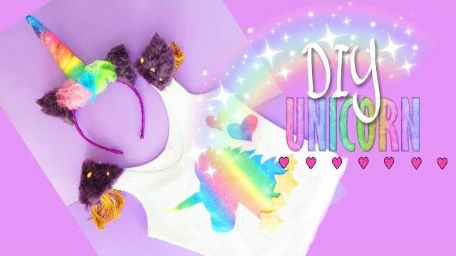 DIY Unicórnio/ Fantasia de última hora para o Carnaval