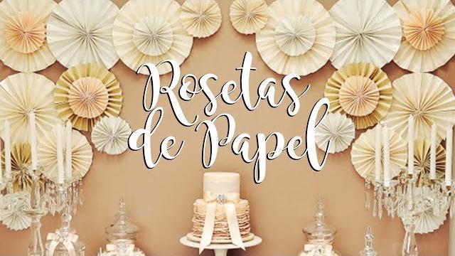 Como Fazer Rosetas de Papel