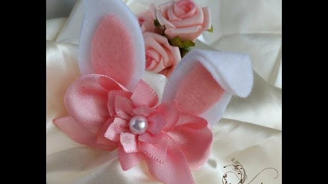 Pap Laço Com Orelhinhas no Bico de Pato