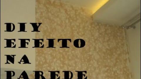 Como fazer Efeito esponjado na Parede