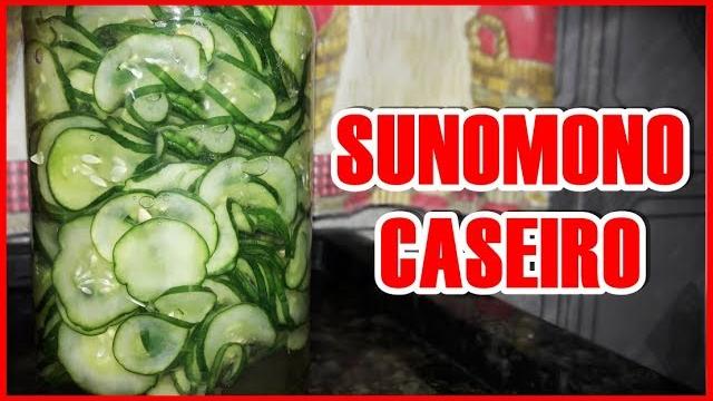 COMO FAZER SUNOMONO CASEIRO (PEPINO AGRIDOCE JAPONÊS)