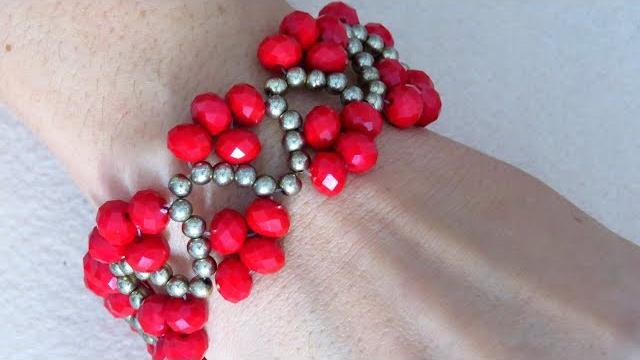 Diy Bracelete Vermelho – Acessórios Femininos