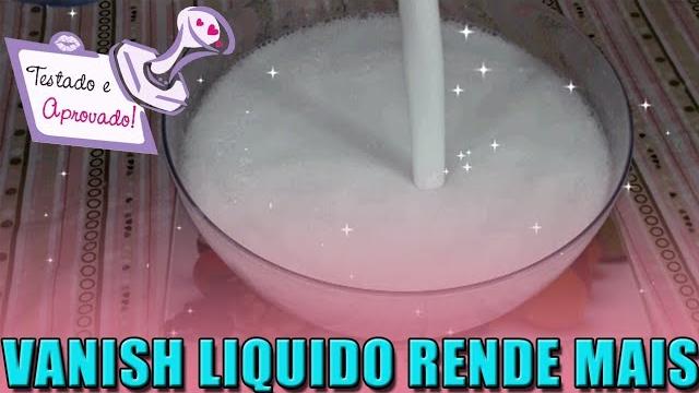 VANISH LIQUIDO POTENCIALIZADO RENDE MAIS DE 5 LITROS