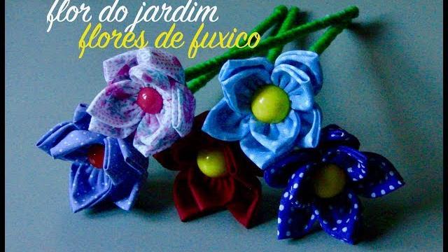 Flores de FUXICO em tecido – Tissue’s Flowers