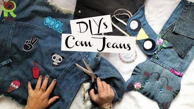 TRANSFORMANDO JEANS – 6 Ideias