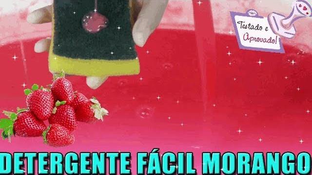 O DETERGENTE DE MORANGO MAIS CHEIROSO DO BRASIL EM MINUTOS