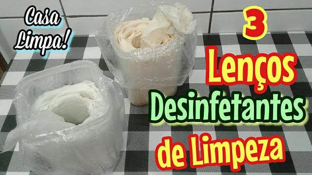 DEIXE SUA CASA LIMPA COM SUPER LENÇOS CASEIROS