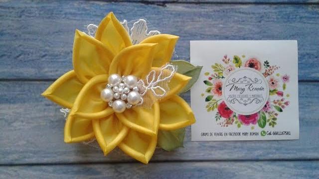 KANZASHI PASO A PASO POR MARY ROMAN