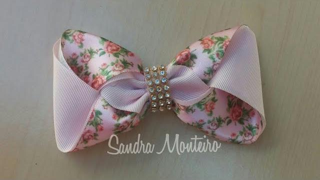 DIY: LAÇO FOFO DE FITA DE GORGURÃO E FITA DE CETIM – SANDRA MONTEIRO