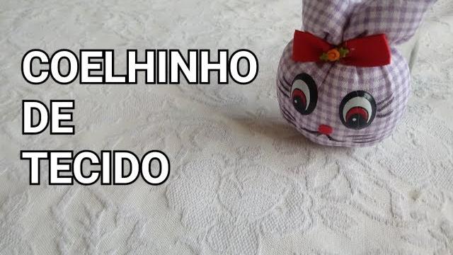 Coelho de Tecido – Artesanatos