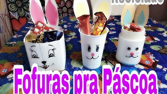DIY de Páscoa Coelhinhos de lembrancinhas