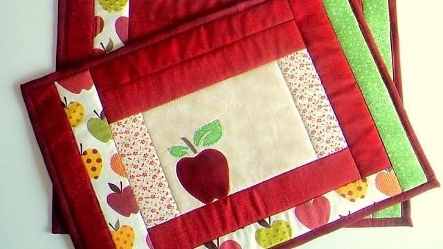 Artesanato – Jogo Americano c/ Tecido Patchwork – Fácil