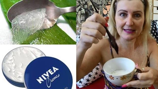 Babosa e Nivea APAGA RUGAS E LINHAS DE EXPRESSÃO completamente em 10 dias – Resultado surpreendente