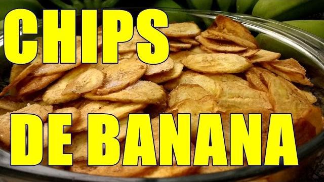 CHIPS DE BANANA VERDE INCRÍVEL SEQUINHO COMO AQUELE QUE VOCE COMPRA NO MERCADO