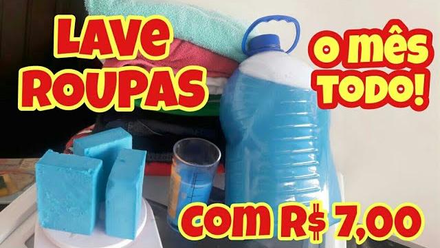 DICA – LAVE ROUPAS O MÊS TODO GASTANDO R$ 7,00 – você vai amar