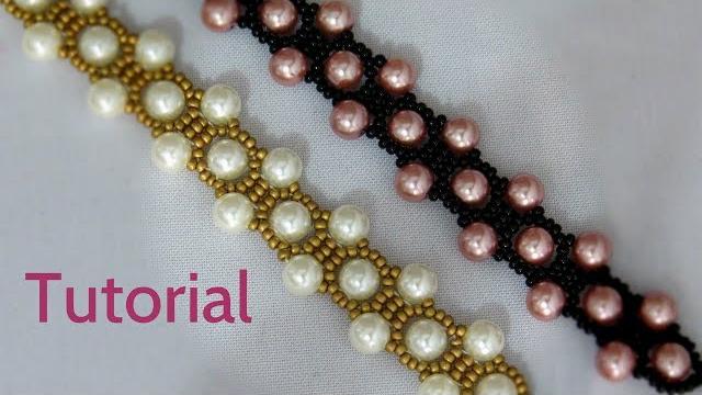 Como Fazer Bijuterias – Diy Bracelete de Pérolas