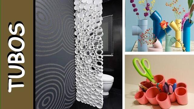 Top 100 Ideias Incríveis de decoração com canos de PVC – Araras, moveis e organizadores