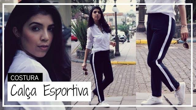 Calça Esportiva em Malha – Costura, adaptações e acabamentos