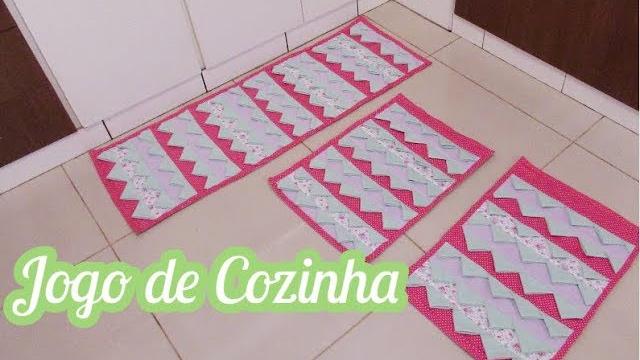 Jogo de Cozinha Retangular De Bicos Simples e Fácil