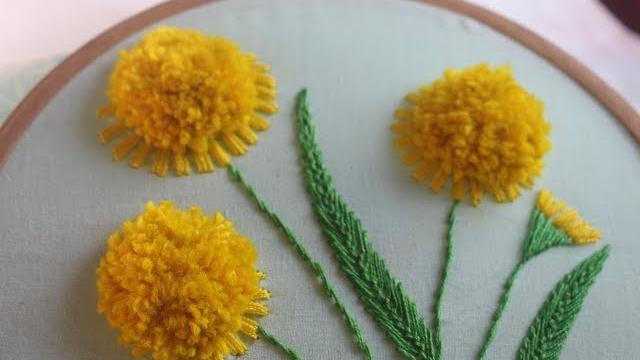 Desenhos De Bordados À Mão – Belo design de flores