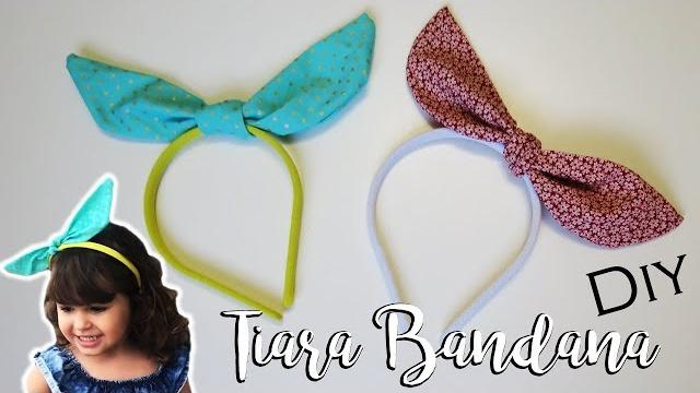 Como Fazer Tiara Bandana (Rápido e sem costura)