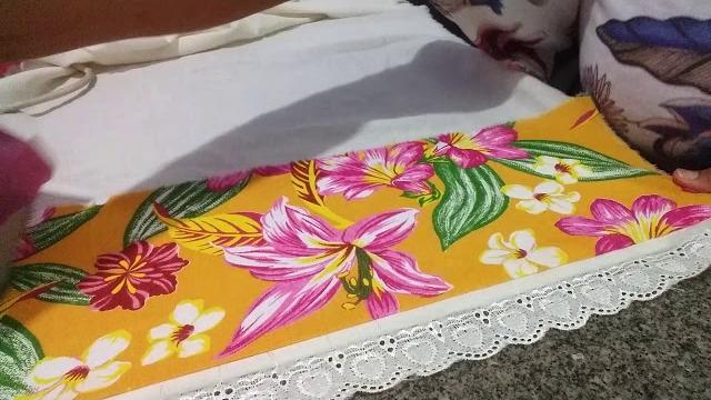 Pano de geladeira com chita – Facinho e rápido