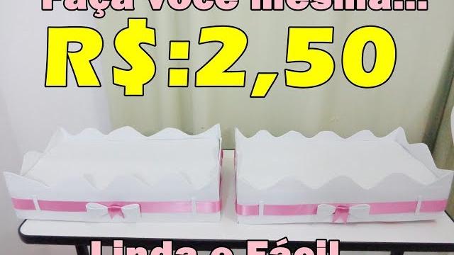 Bandeja Para Aniversário Fácil – FEITA COM CAIXA DE LEITE