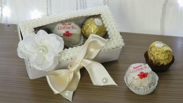 CAIXINHA DE DOCES LEMBRANCINHAS – RECICLAGEM COM CAIXA DE FÓSFORO